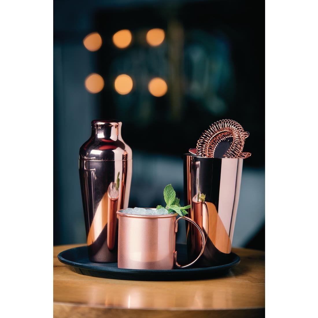 Olympia Boston Shaker in Copper - Lightweight / Stackable & Corrosion Resistant