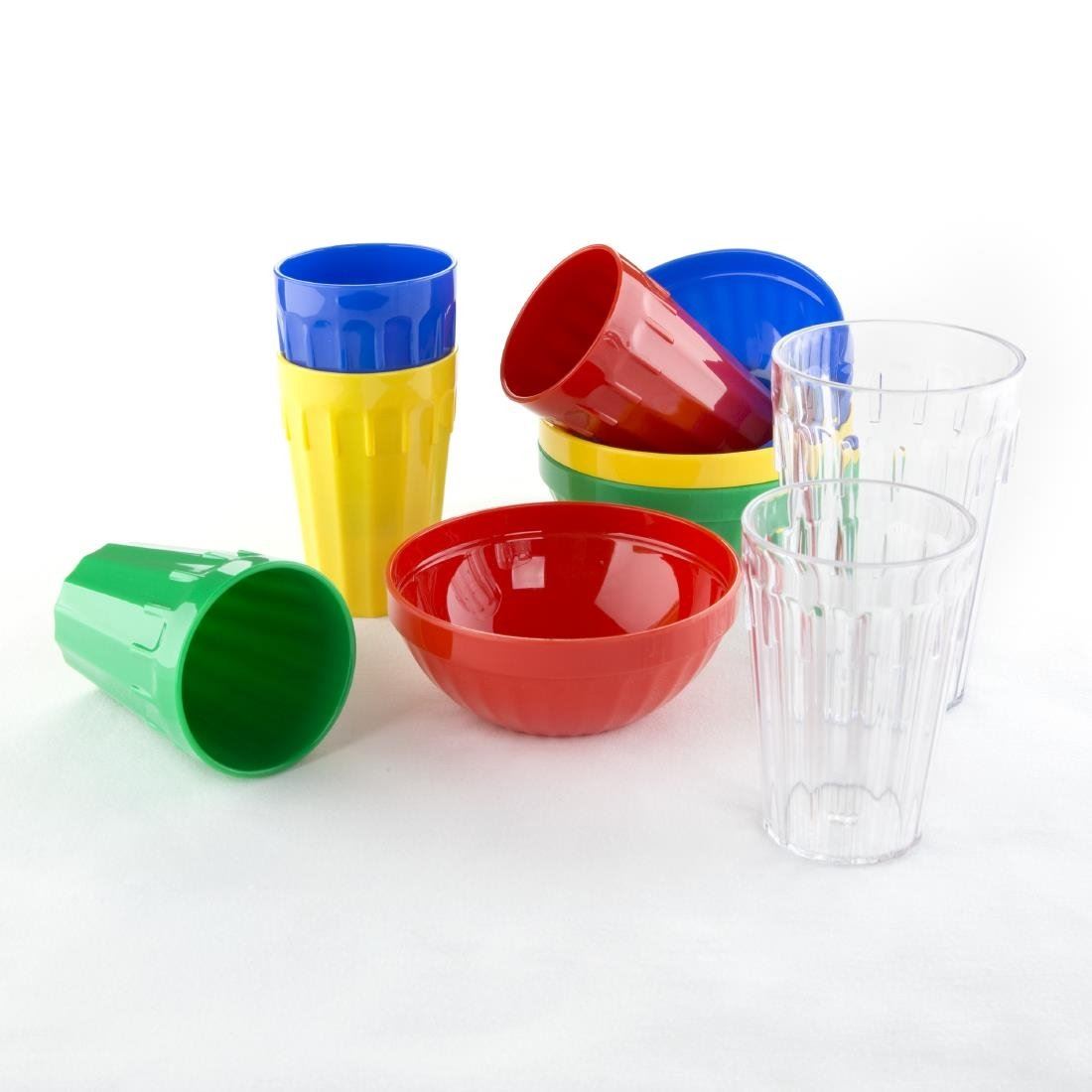 Kristallon Polycarbonate Bowls in Red 102(Ø)mm/ 4