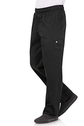 Chef Works Unisex Slim Fit Cargo Chefs Trousers with Concealed Zip Fly