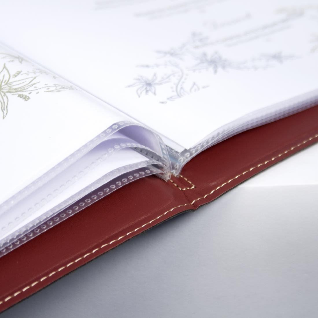 Securit Additional Menu Inserts Clear Durable Plastic Double Sided A4 Covers