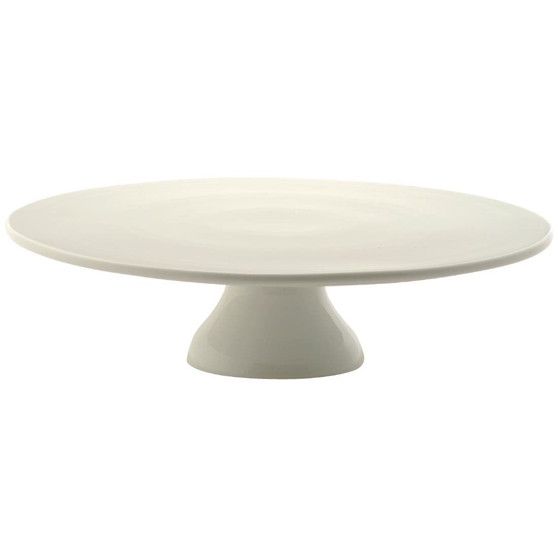 Bia Pedestal Round Cake Stand for Wedding and Party Made of Porcelain - 330mm