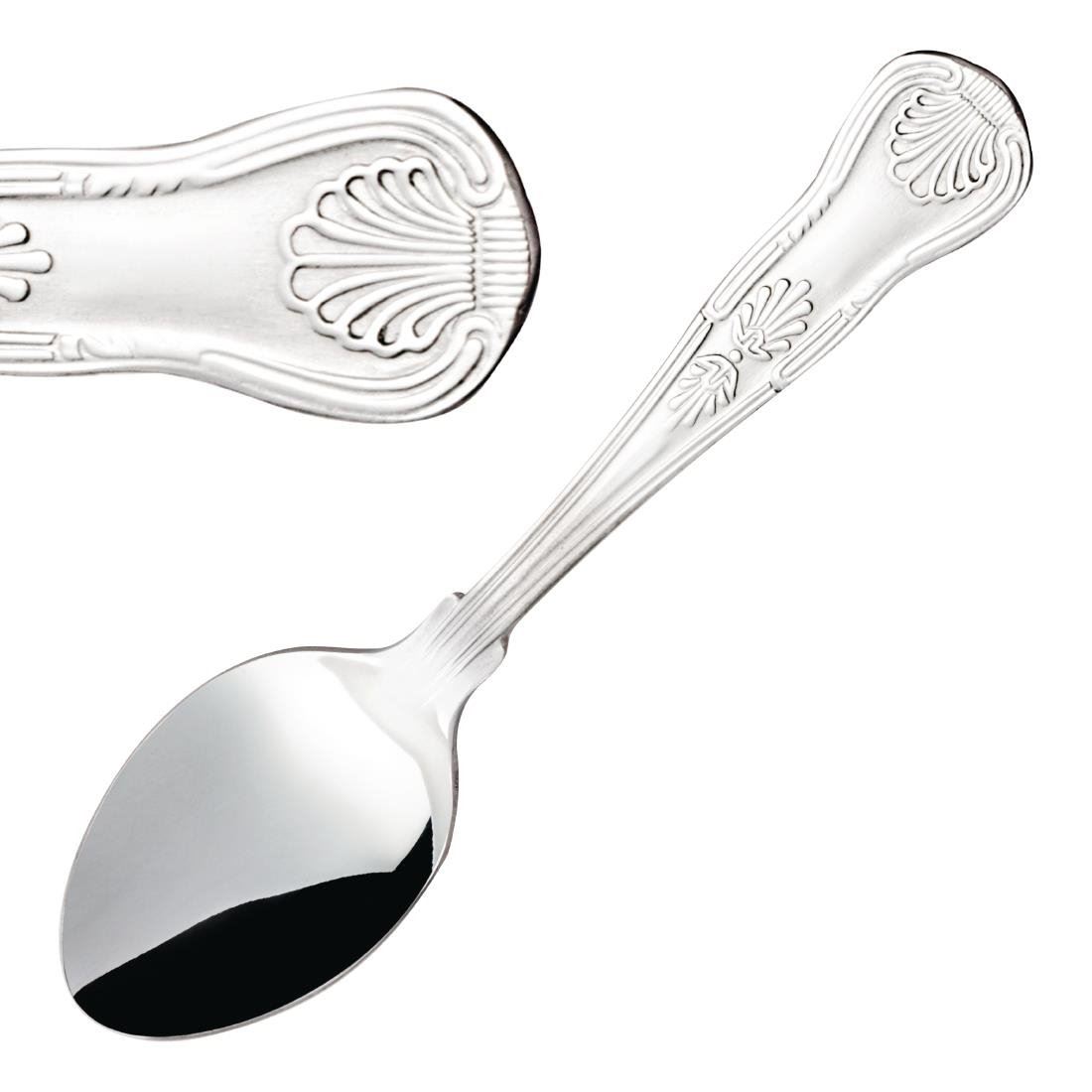 Olympia Kings Teaspoon in Silver Made of 18 / 0 Stainless Steel - 12