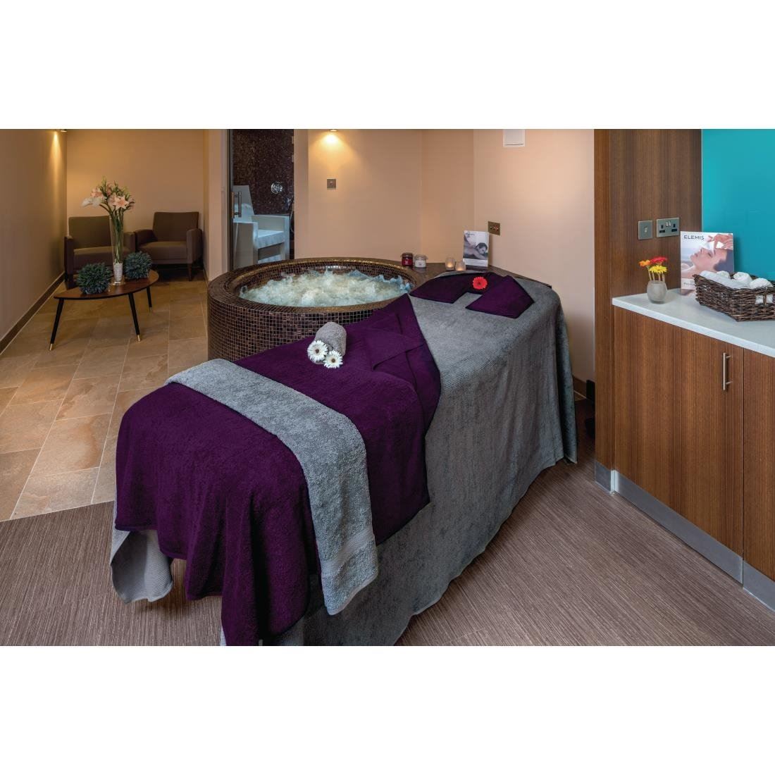 Mitre Comfort Enigma Towel Slate 100% Cotton in White Luxuriously Soft - Picture 8 of 8