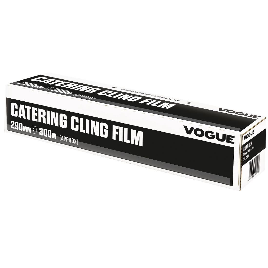 Vogue Cling Foil Film 11 1/2"/290mm x 1000'/300m With Serrated Cutting