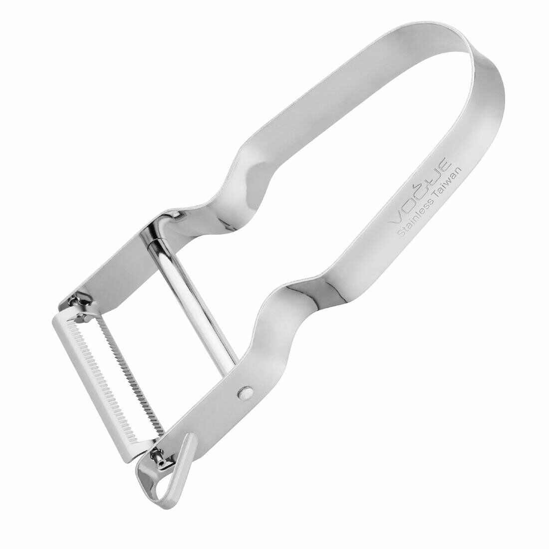 Vogue Serrated Speed Peeler Made of Stainless Steel with Serrated Edge