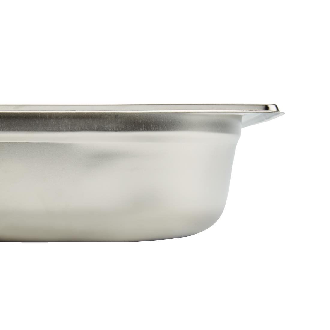 Vogue Set of Gastronorm Pans in Stainless Steel - 6 x 1/1 GN 9 Ltr