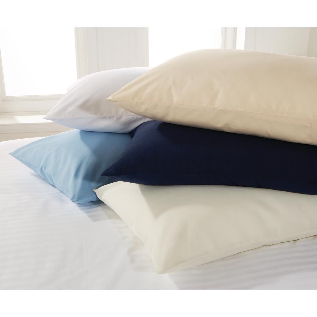 Mitre Essentials Temir Fitted Sheet Polyester in Blue - 24/24YC 140TC - Picture 4 of 10