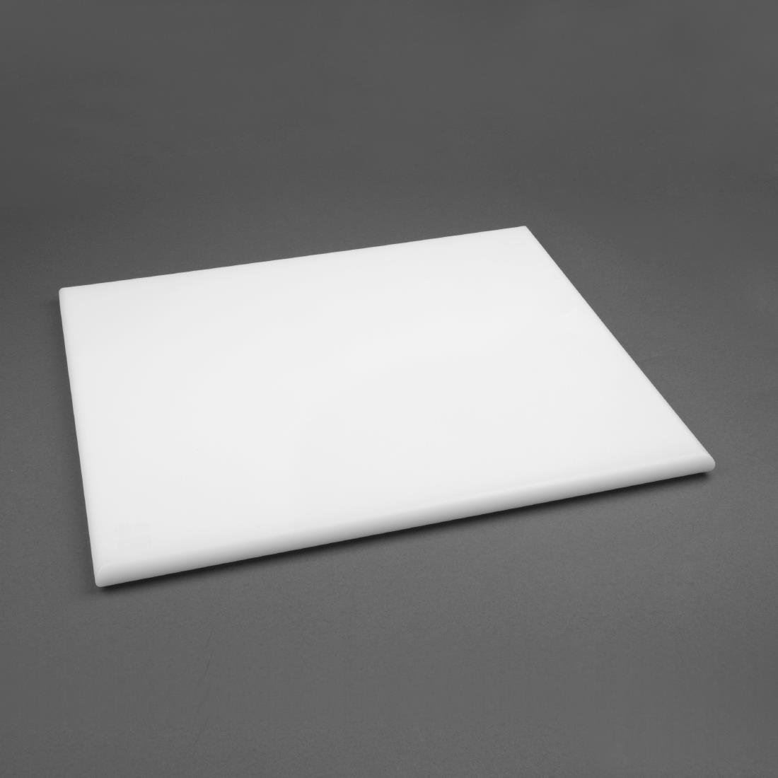 Hygiplas Extra Large Chopping Board in White Polyethylene 25 x 600