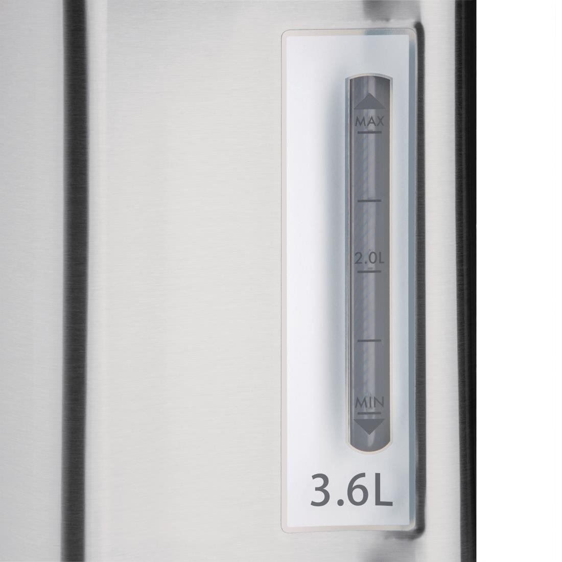 Nisbets Essentials Airpot Durable Temperature Control Water Boiler - 3.6 Litres