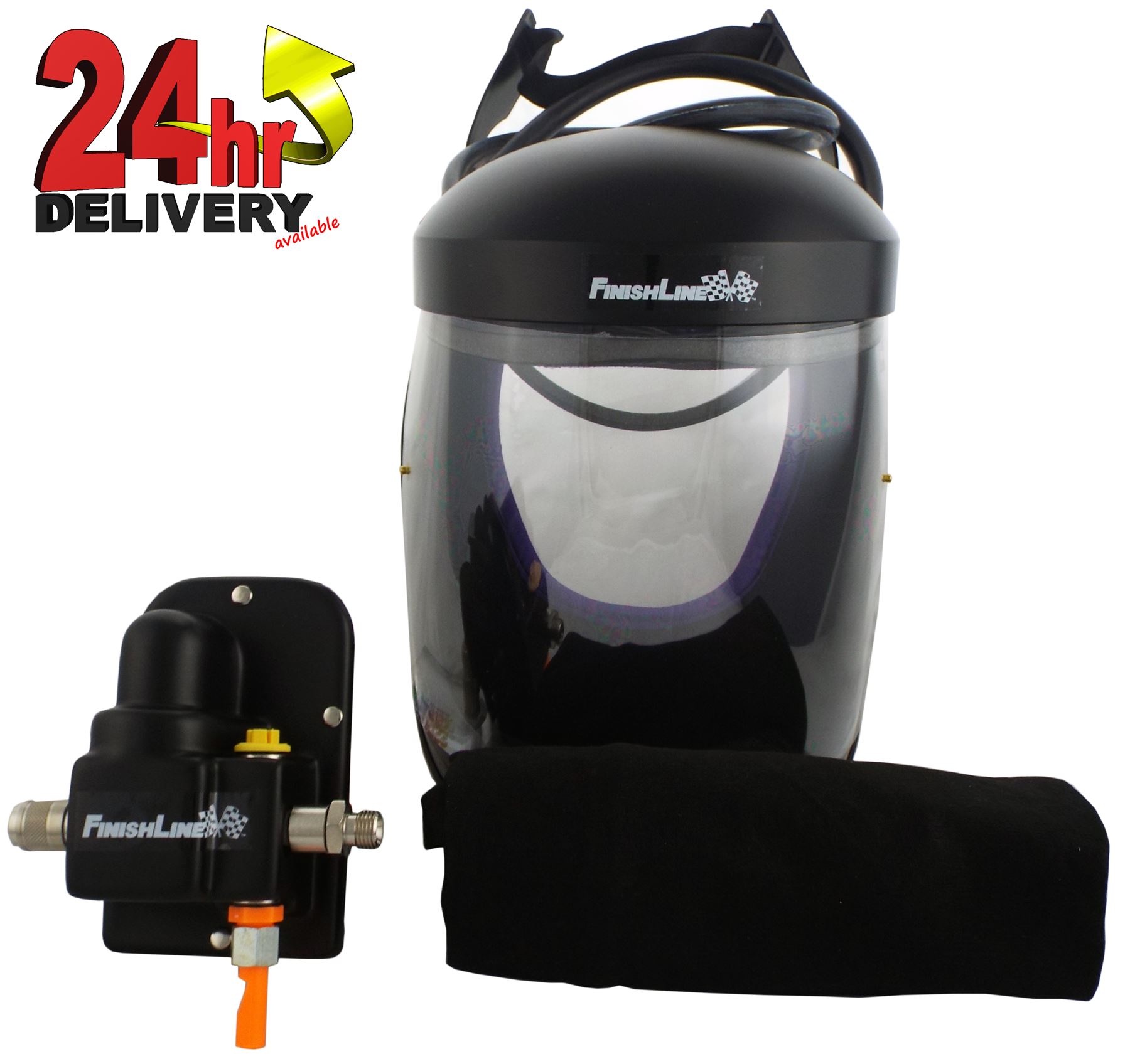 Devilbiss Finishline Vizi 60 Air Fed Mask Full Face Class 3 Respirator