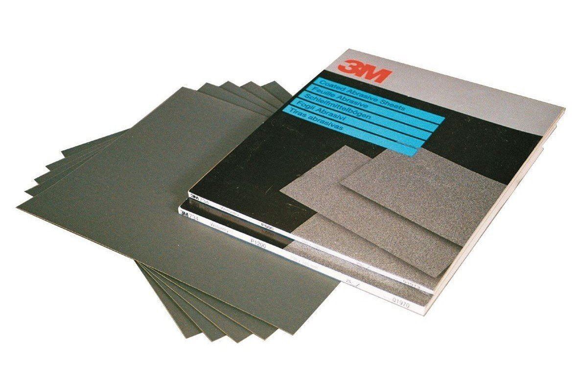 3M Wet & Dry A4 Sandpaper Pads 180 1200 Grit Sand Paper Pads PK25 eBay
