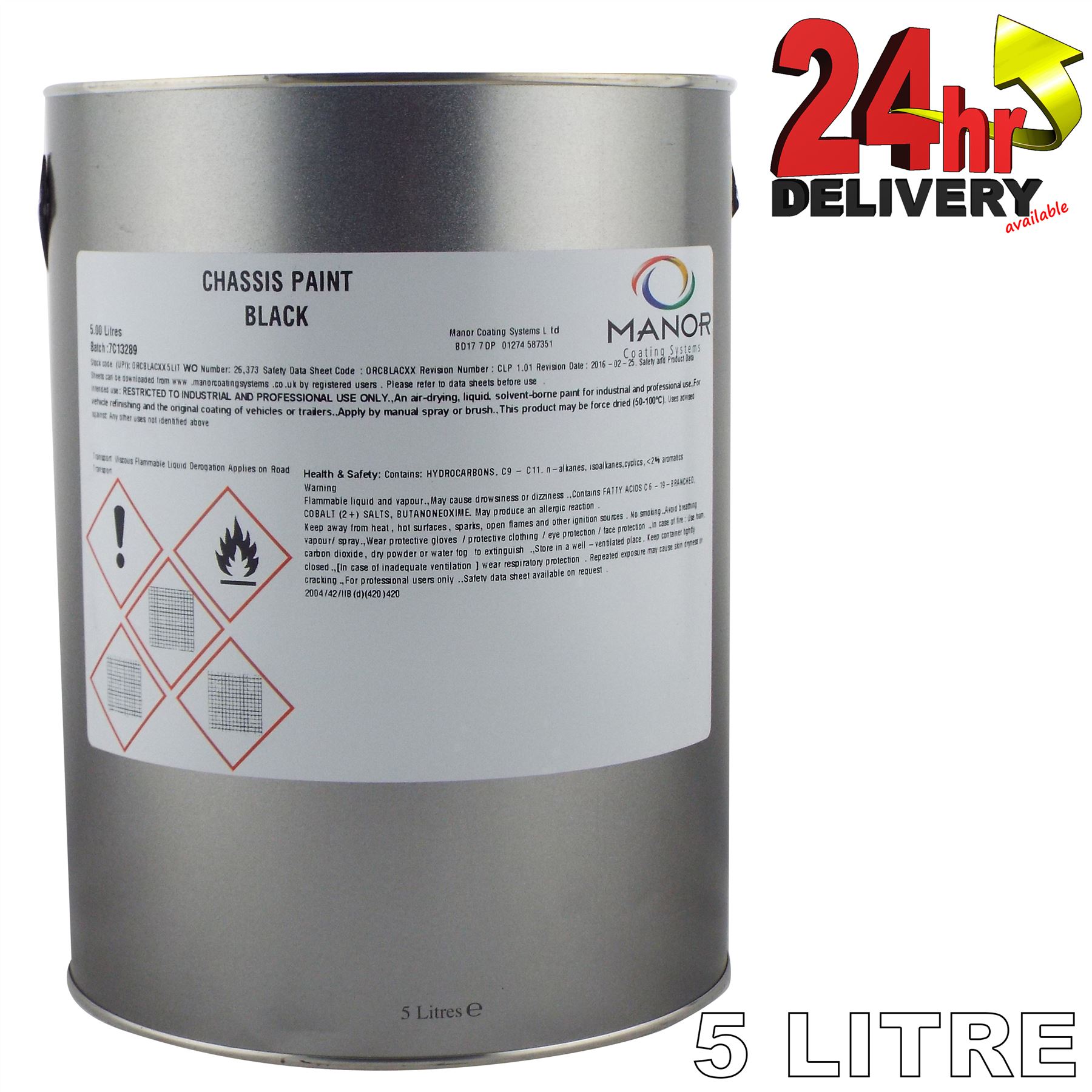 TOP Quality Commercial Vehicle Chassis Black Paint 5L eBay