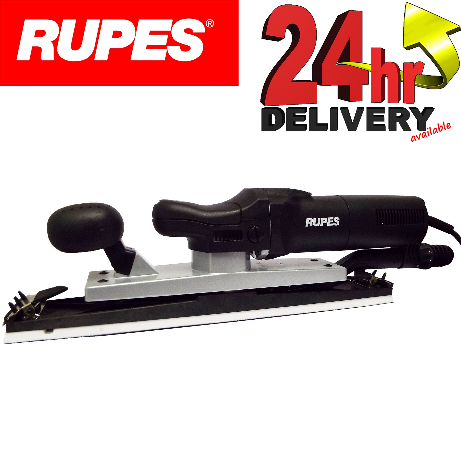 Rupes SL42AES Long Bed Electric Sander Flat Sanding Machine 5mm Orbit 70 x 400mm