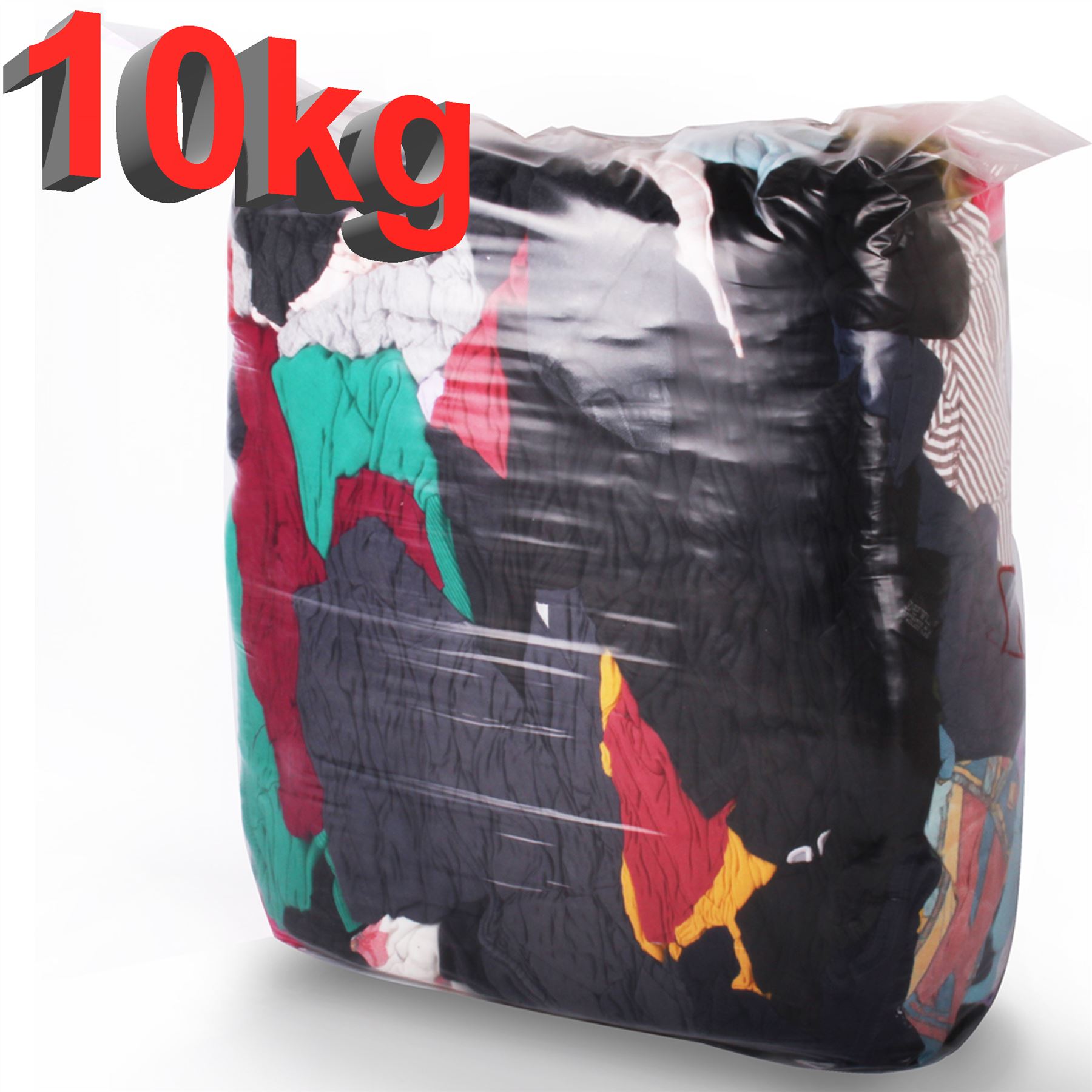 10KG Bag of Rags Mix Cleaning Wiping Cloth Rag Inductrial Polishing