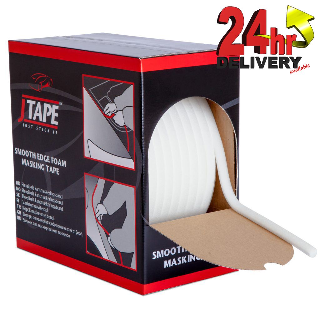 J Tape Smooth Soft Edge Foam Masking Tape 13mm x 50m JTape Car Paint