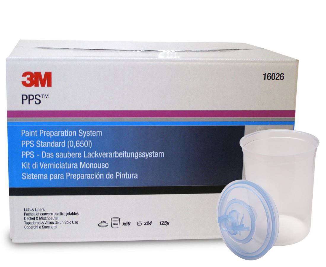Plugs 3M-16114 PPS Mini Size Kit with 200 µ Filter 50 Lids 50 Liners
