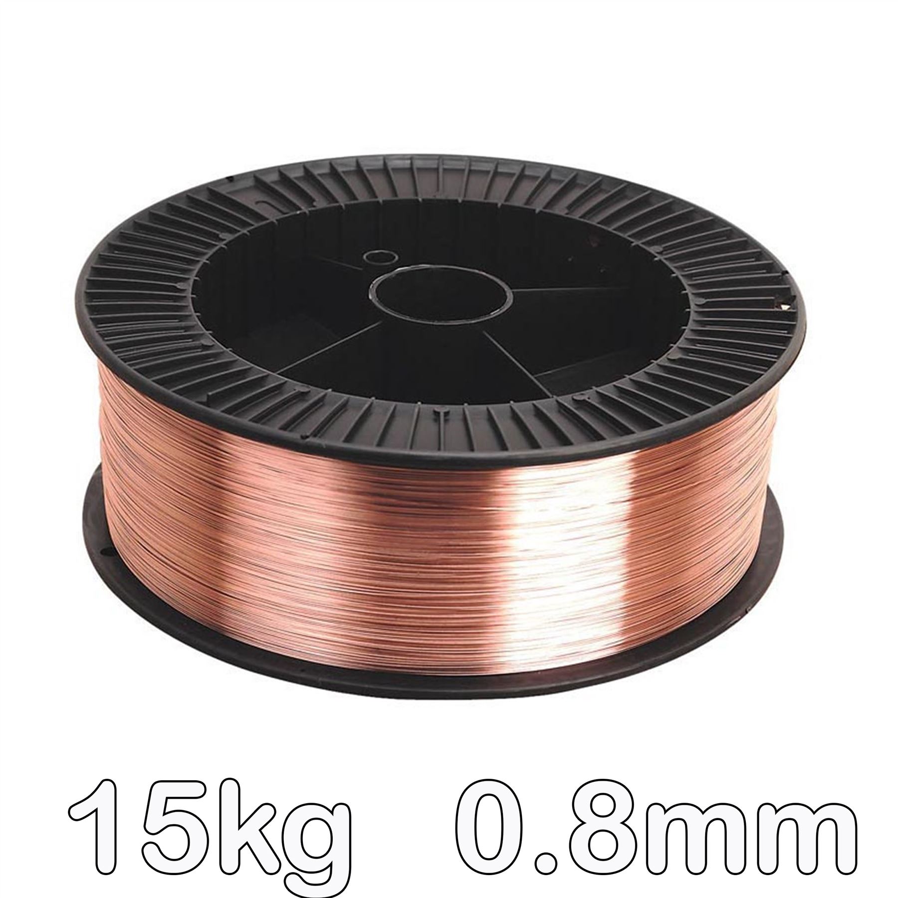 1.0mm 0.7kg Reel 2 x Mild Steel MIG Welding Wire inc. M6 Tips And Shrouds