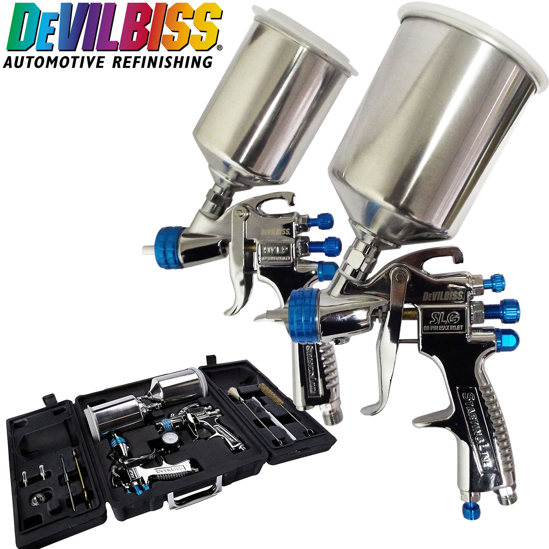 DeVilbiss SLG650 Compliant Spray Gun & HVLP Gun Spray Paint Air