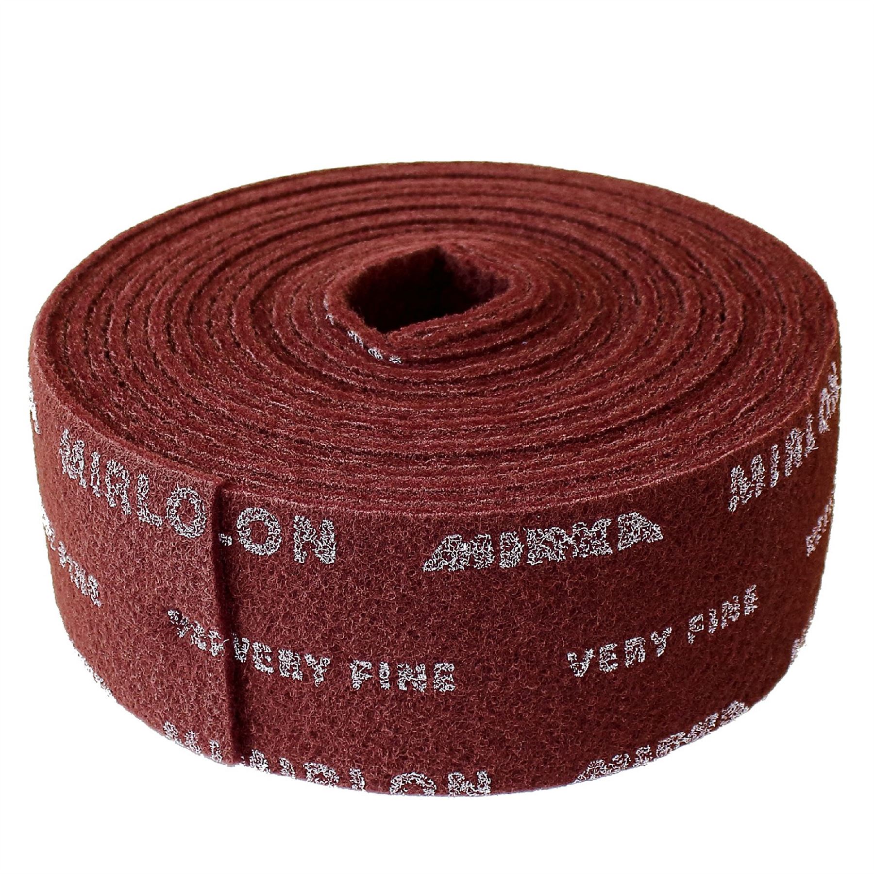 Mirka Mirlon Scotch Brite Red Very Fine 115mm Strips, 10m Roll eBay