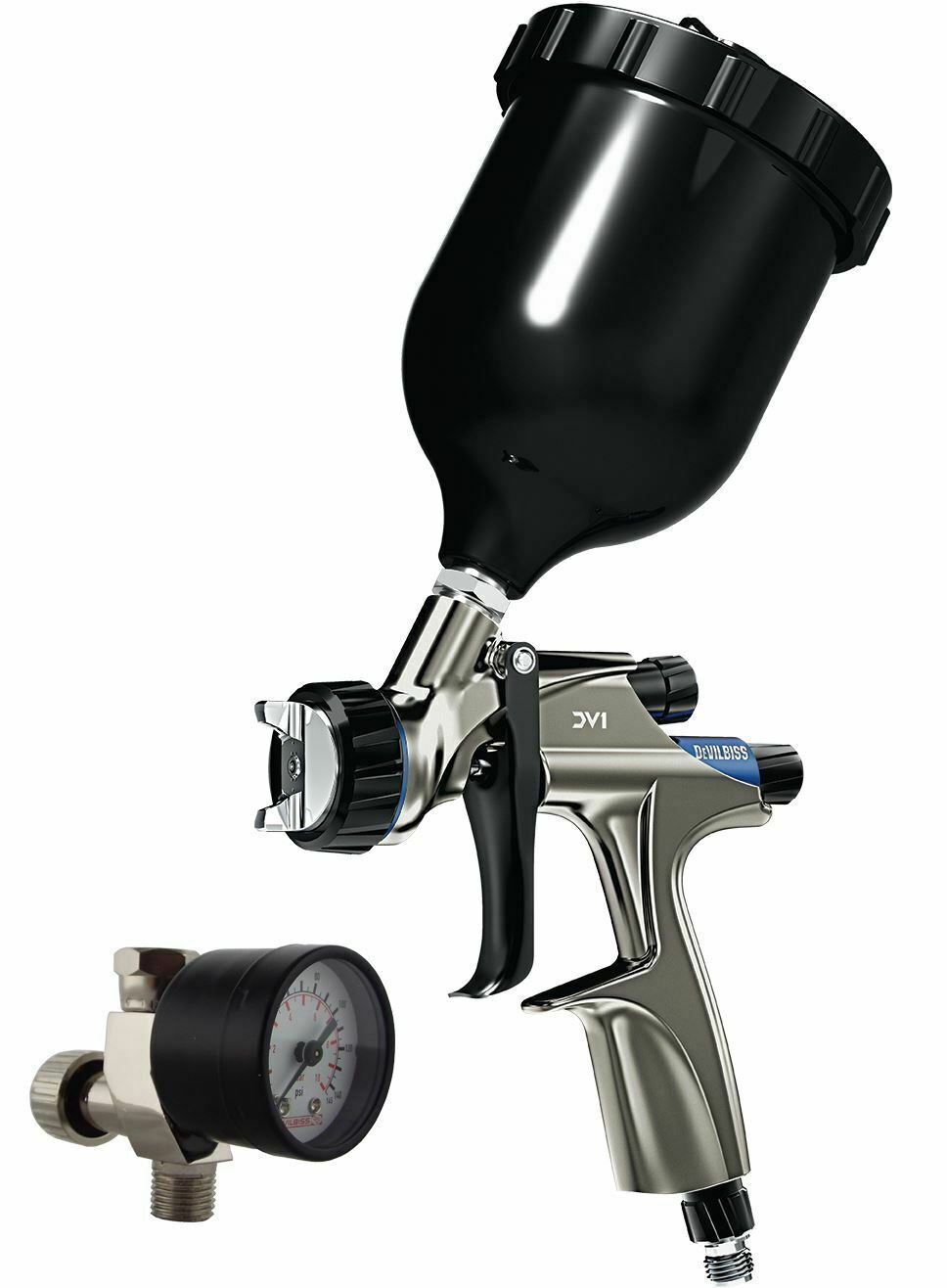 Devilbiss DV1 Spray Gun 1.2 mm HVLP DV1C00012B+ NonDigital