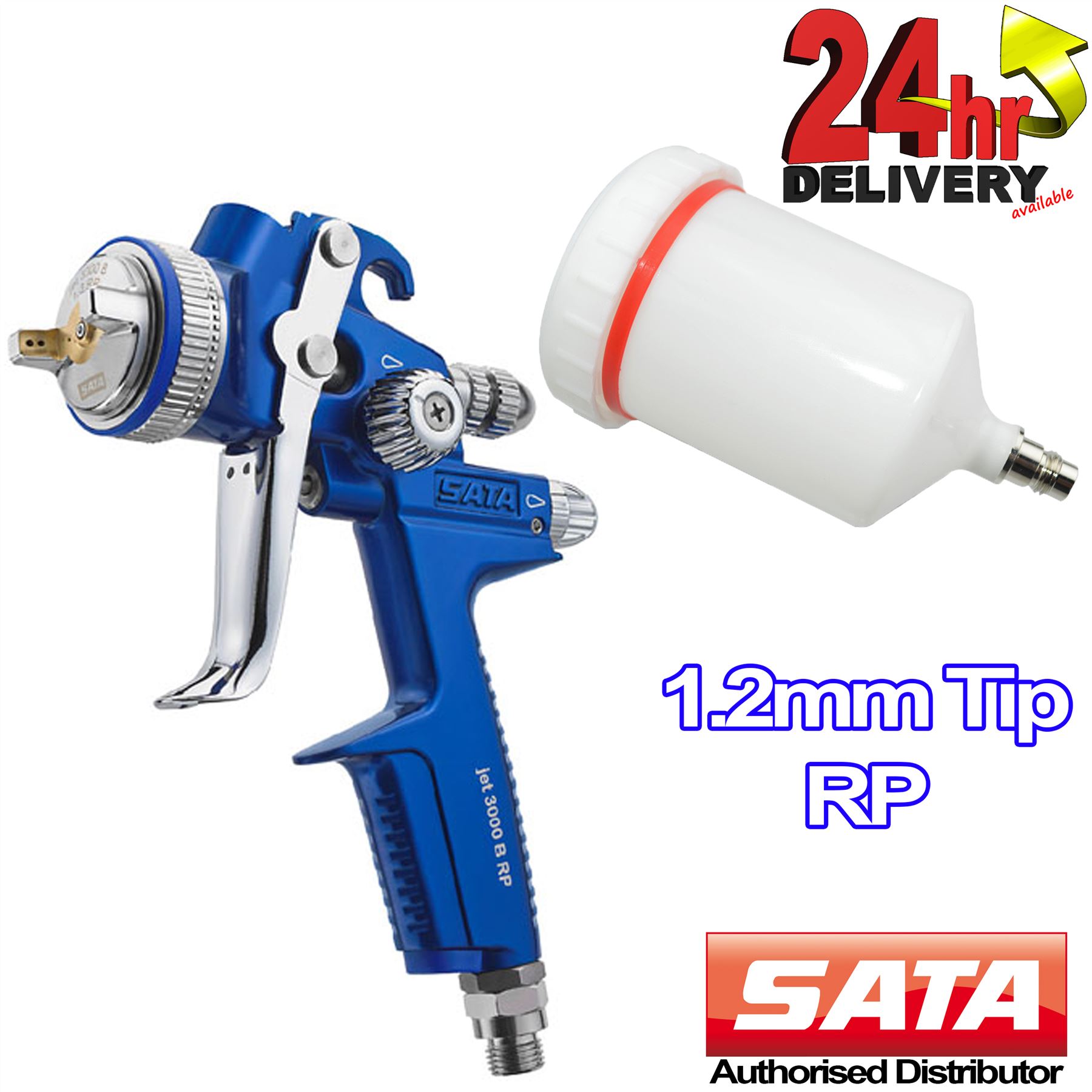 SATA Jet 3000 B RP Nozzle 1.2mm Paint/Lacquer Spray Gun Limited Edition
