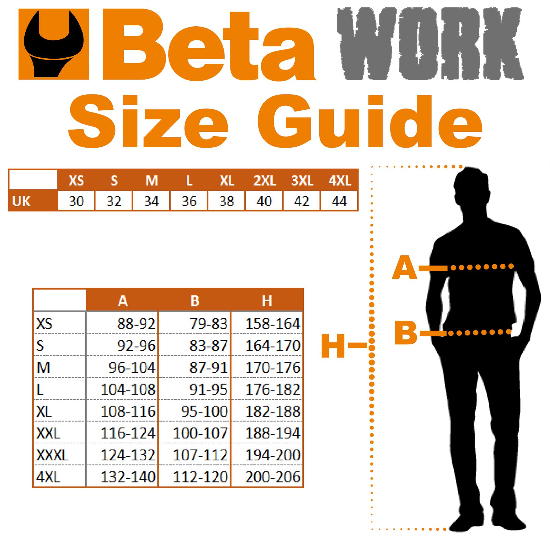 Beta 078690903 7869E// Large Lightweight Work Jacket