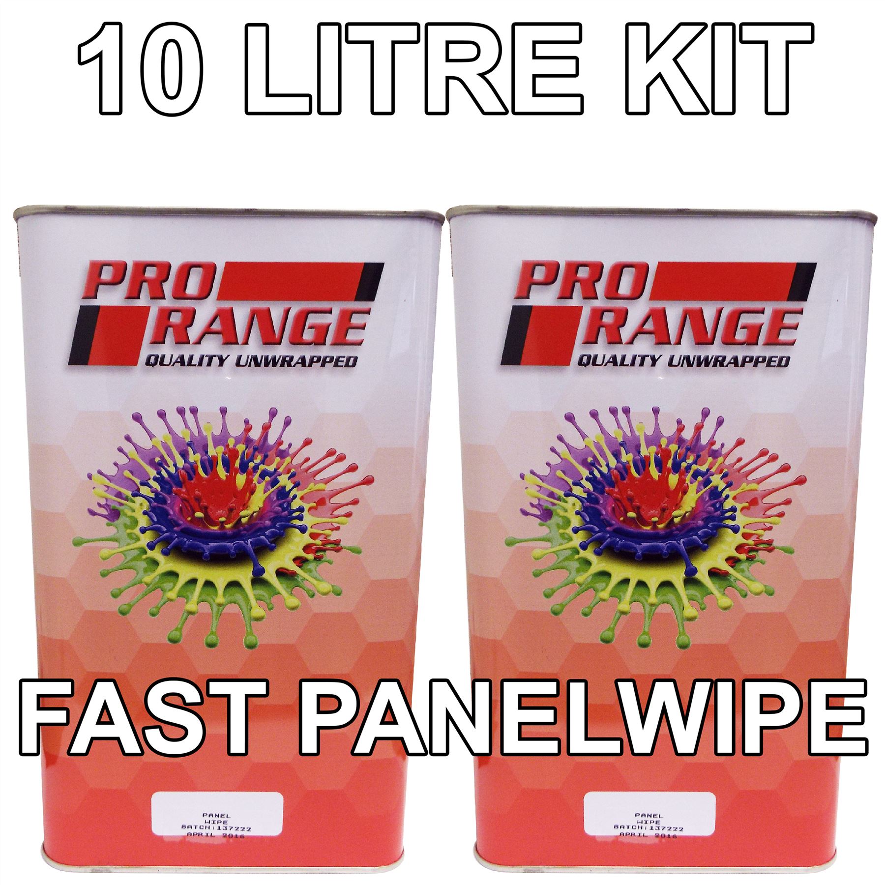 Pro Range 10 Litre Fast Panel Wipe/Degreaser Paint Automotive Panelwipe