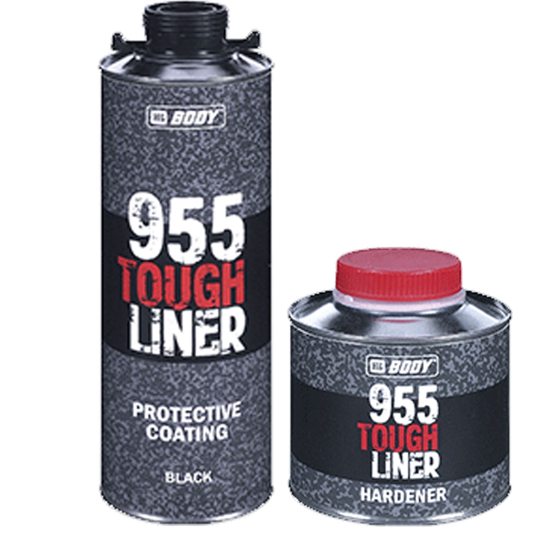 HB Body 955 Tough Liner 1 Litre Spray Coating Truck Bed Boats Trailers