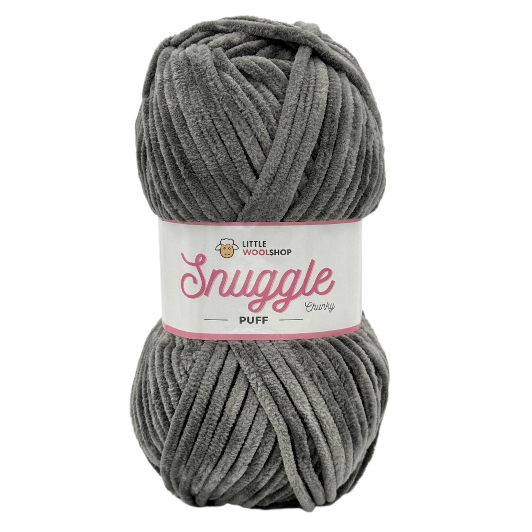 LittleWoolShop Snuggle Puff Chunky Chenille 100g Soft Knitting Crochet Yarn - Picture 30 of 35
