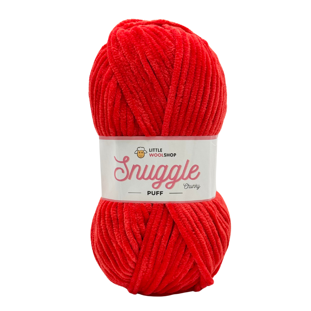 LittleWoolShop Snuggle Puff Chunky Chenille 100g Soft Knitting Crochet Yarn - Picture 8 of 35