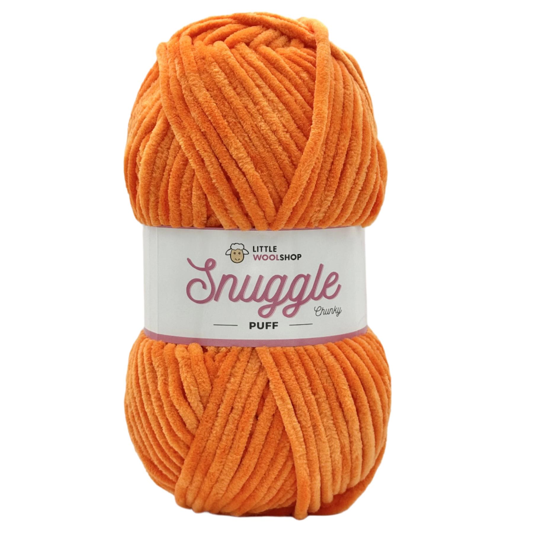 LittleWoolShop Snuggle Puff Chunky Chenille 100g Soft Knitting Crochet Yarn - Picture 7 of 35