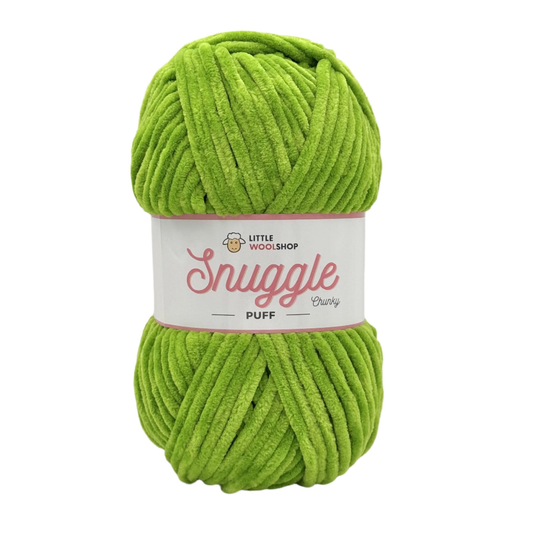LittleWoolShop Snuggle Puff Chunky Chenille 100g Soft Knitting Crochet Yarn - Picture 19 of 35