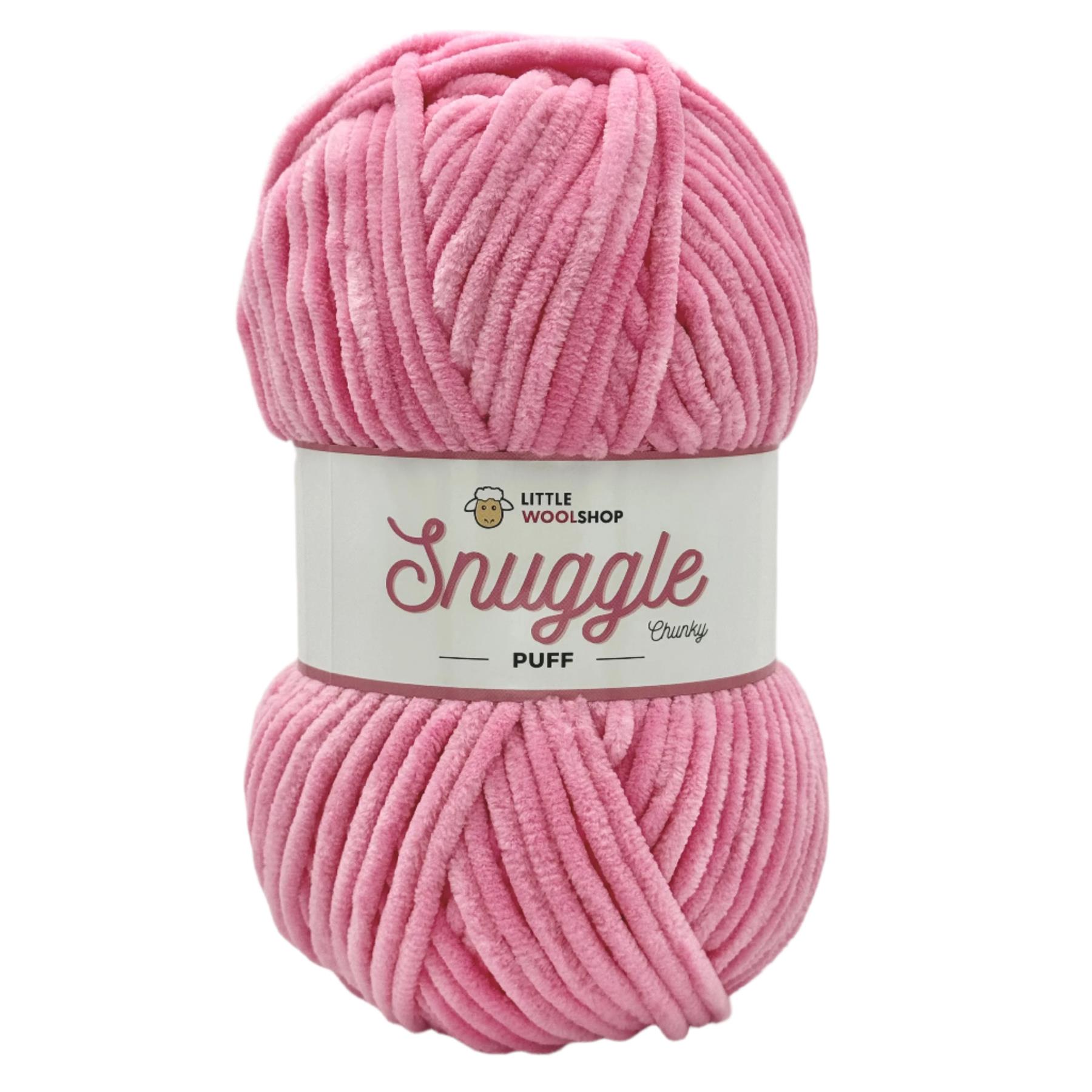 LittleWoolShop Snuggle Puff Chunky Chenille 100g Soft Knitting Crochet Yarn - Picture 27 of 35