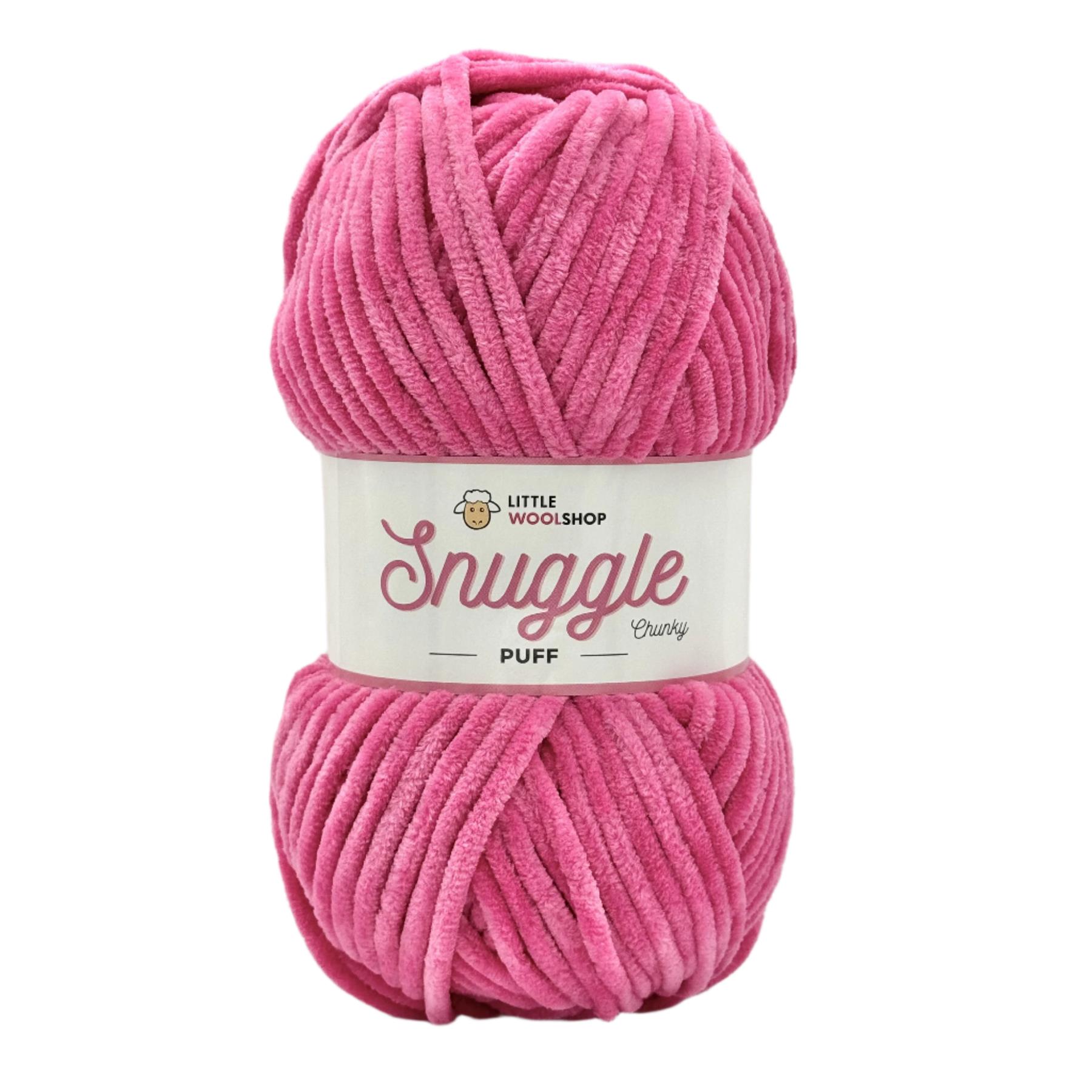LittleWoolShop Snuggle Puff Chunky Chenille 100g Soft Knitting Crochet Yarn - Picture 5 of 35