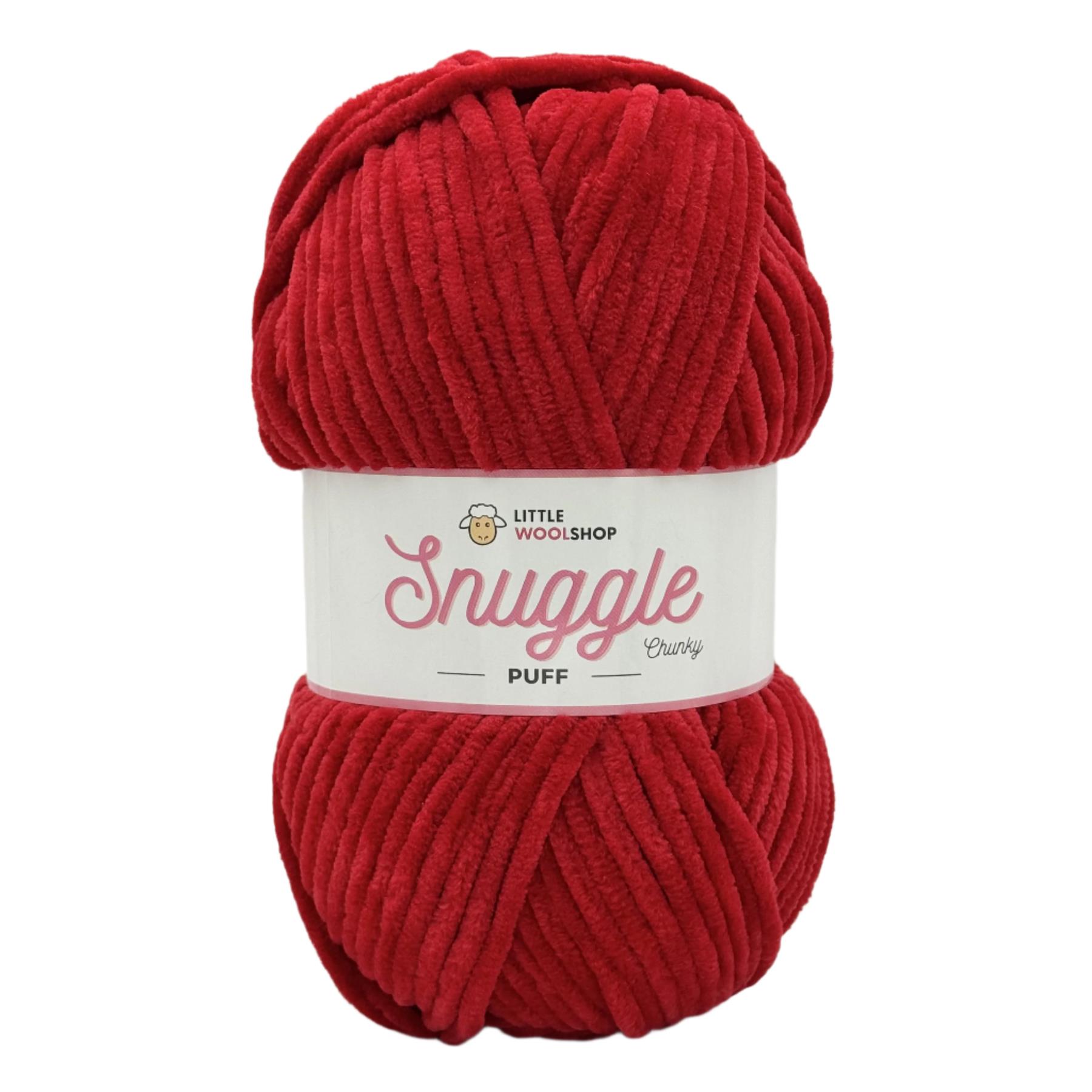 LittleWoolShop Snuggle Puff Chunky Chenille 100g Soft Knitting Crochet Yarn - Picture 9 of 35