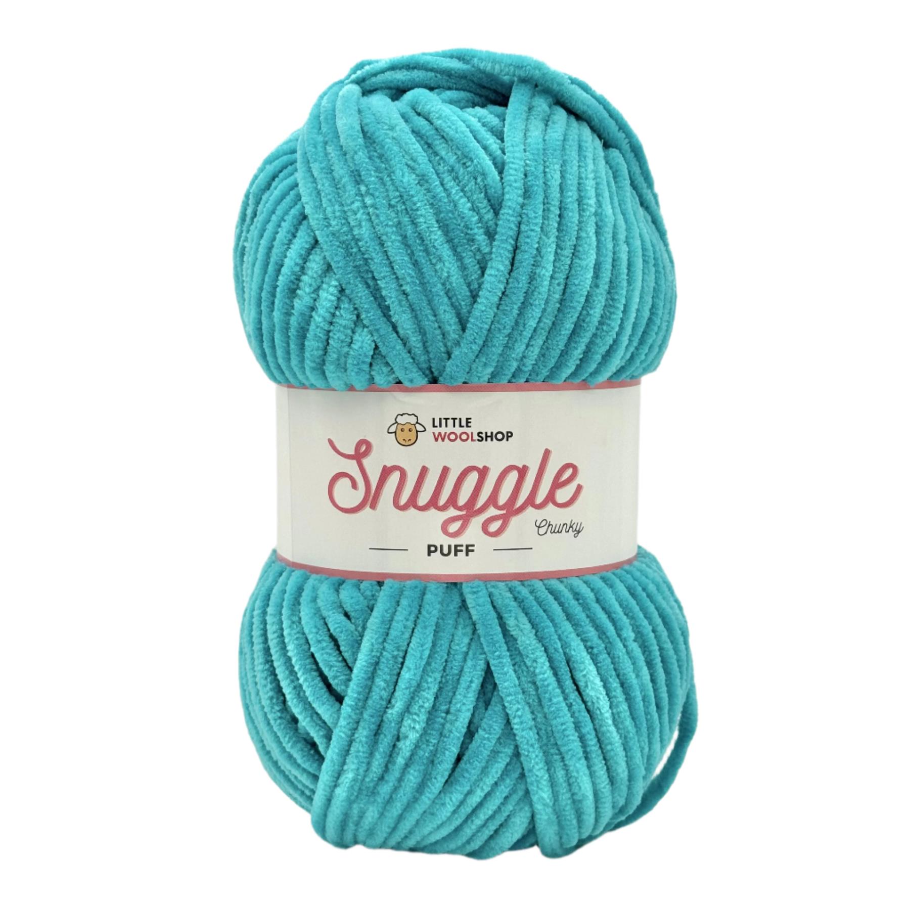 LittleWoolShop Snuggle Puff Chunky Chenille 100g Soft Knitting Crochet Yarn - Picture 4 of 35