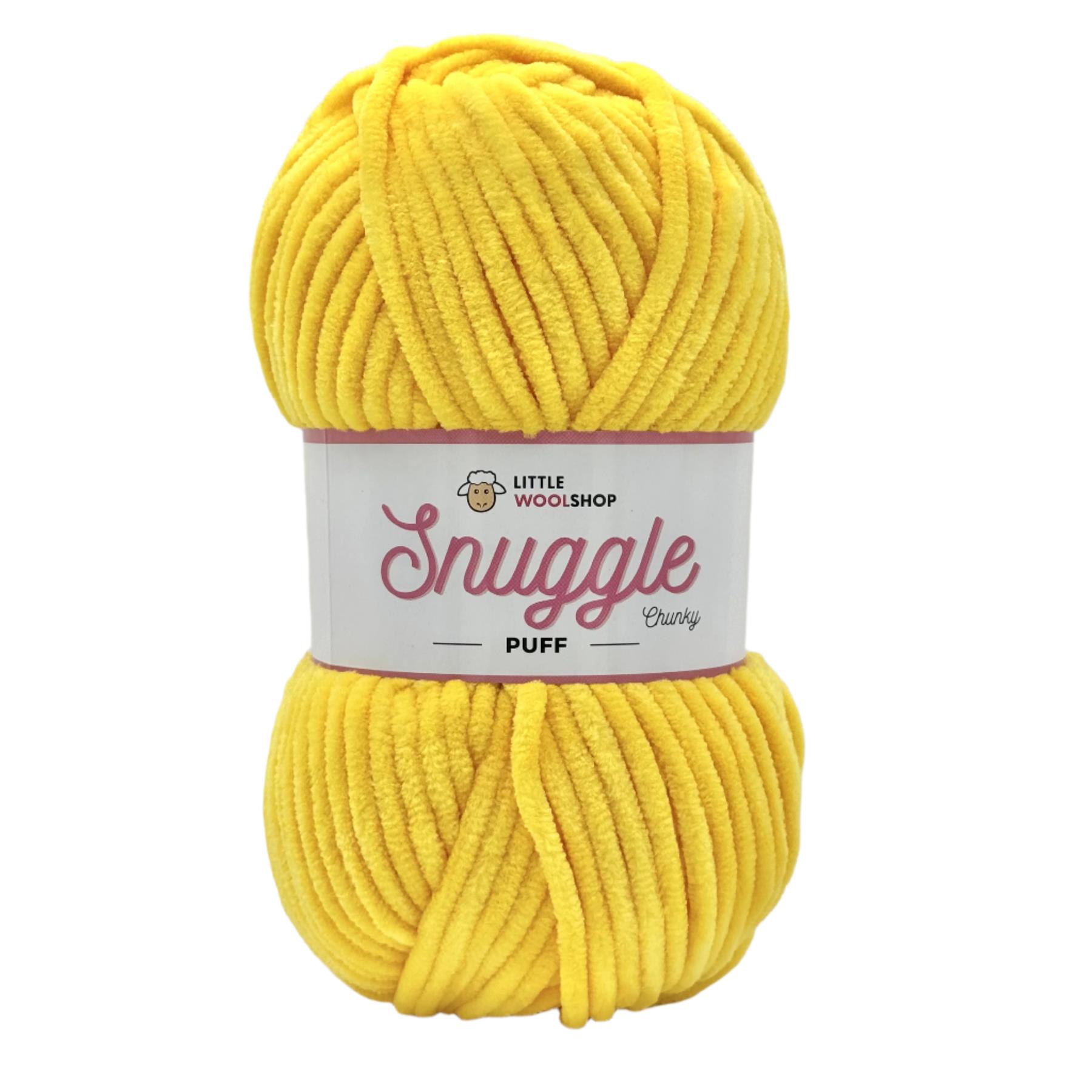 LittleWoolShop Snuggle Puff Chunky Chenille 100g Soft Knitting Crochet Yarn - Picture 17 of 35