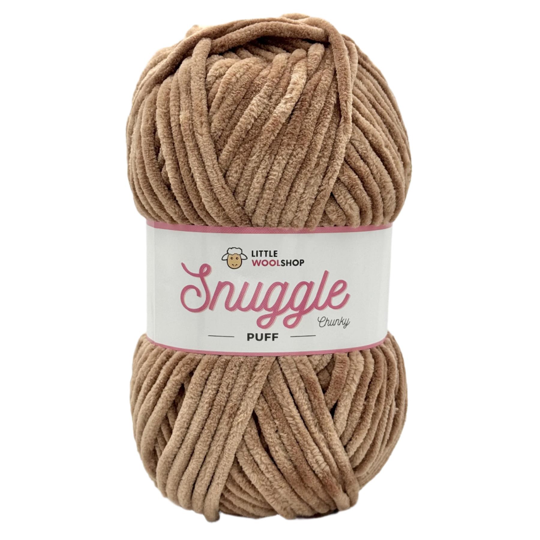 LittleWoolShop Snuggle Puff Chunky Chenille 100g Soft Knitting Crochet Yarn - Picture 35 of 35