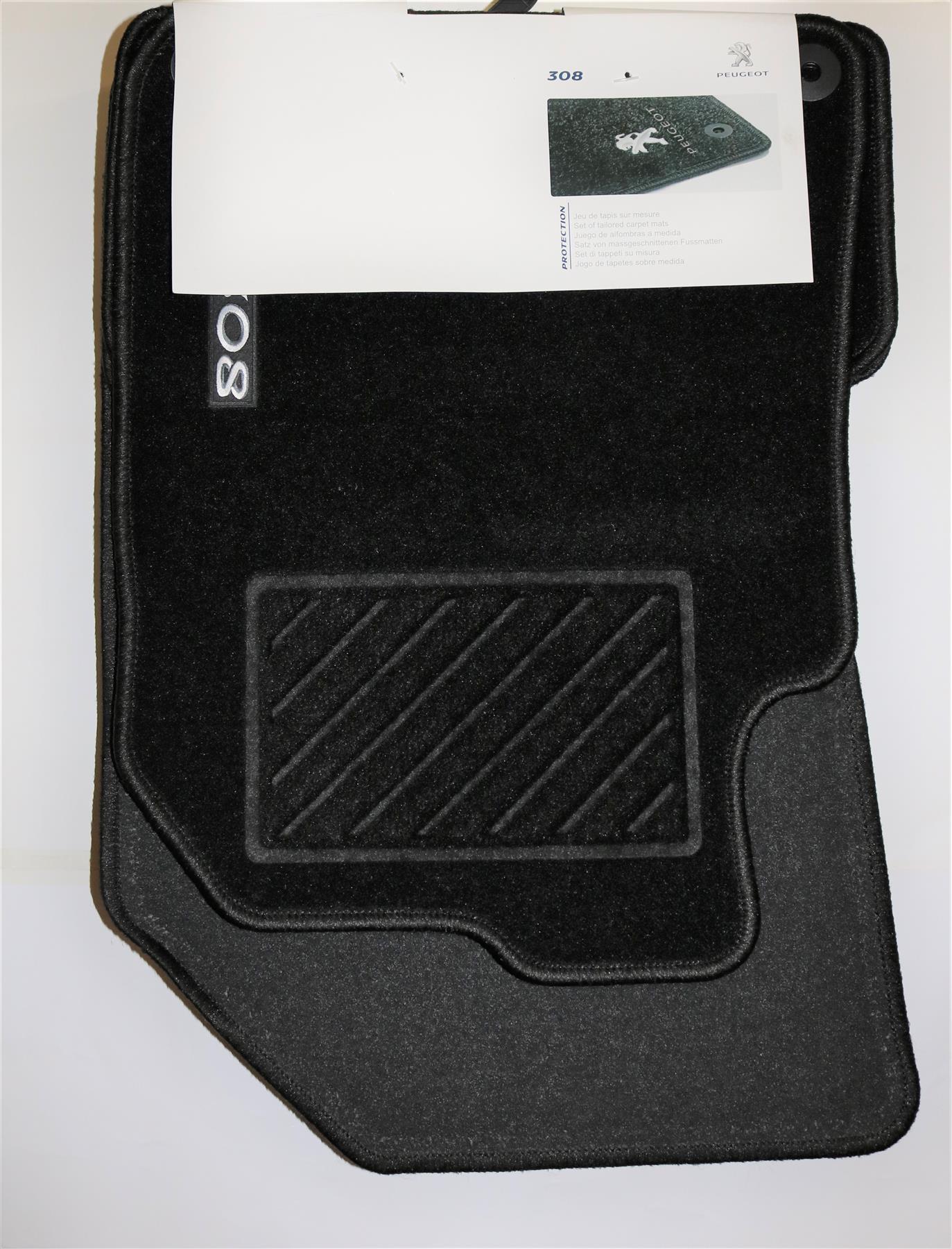 PSA Original Juego de 4 Tapetes Alfombra estándar se ajusta Peugeot 308 160985188 0