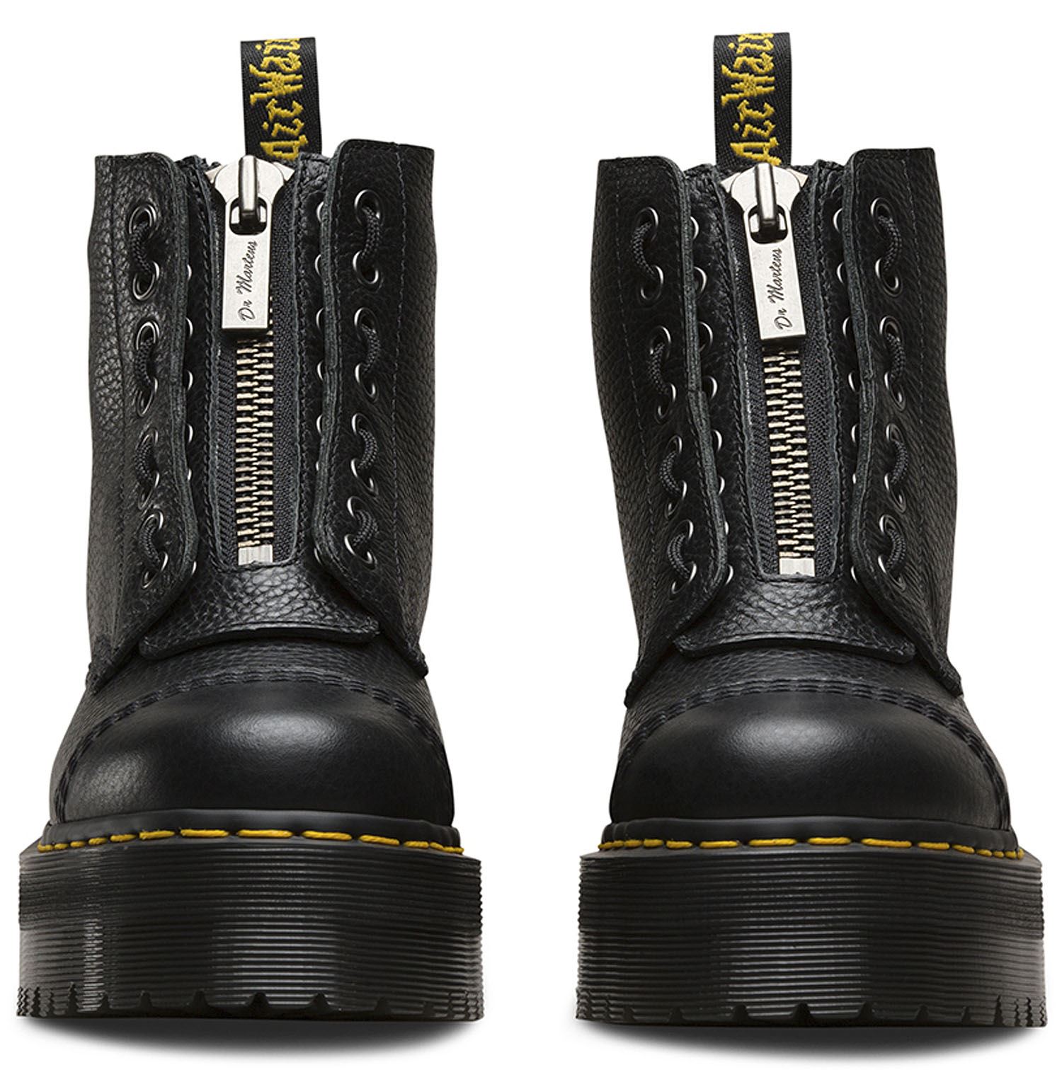 Dr Martens Ladies Sinclair Black Aunt Sally Leather Leather Leather Quad Platform Boots AW18 b85869 Dr Martens Ladies Sinclair Black Aunt Sally Leather Leather Leather Quad Platform Boots AW18 b85869