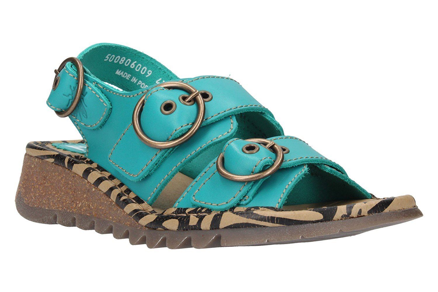 Ladies Fly London Thea Bridle Wedges Strappy Slip On Fashion Sandals All Sizes