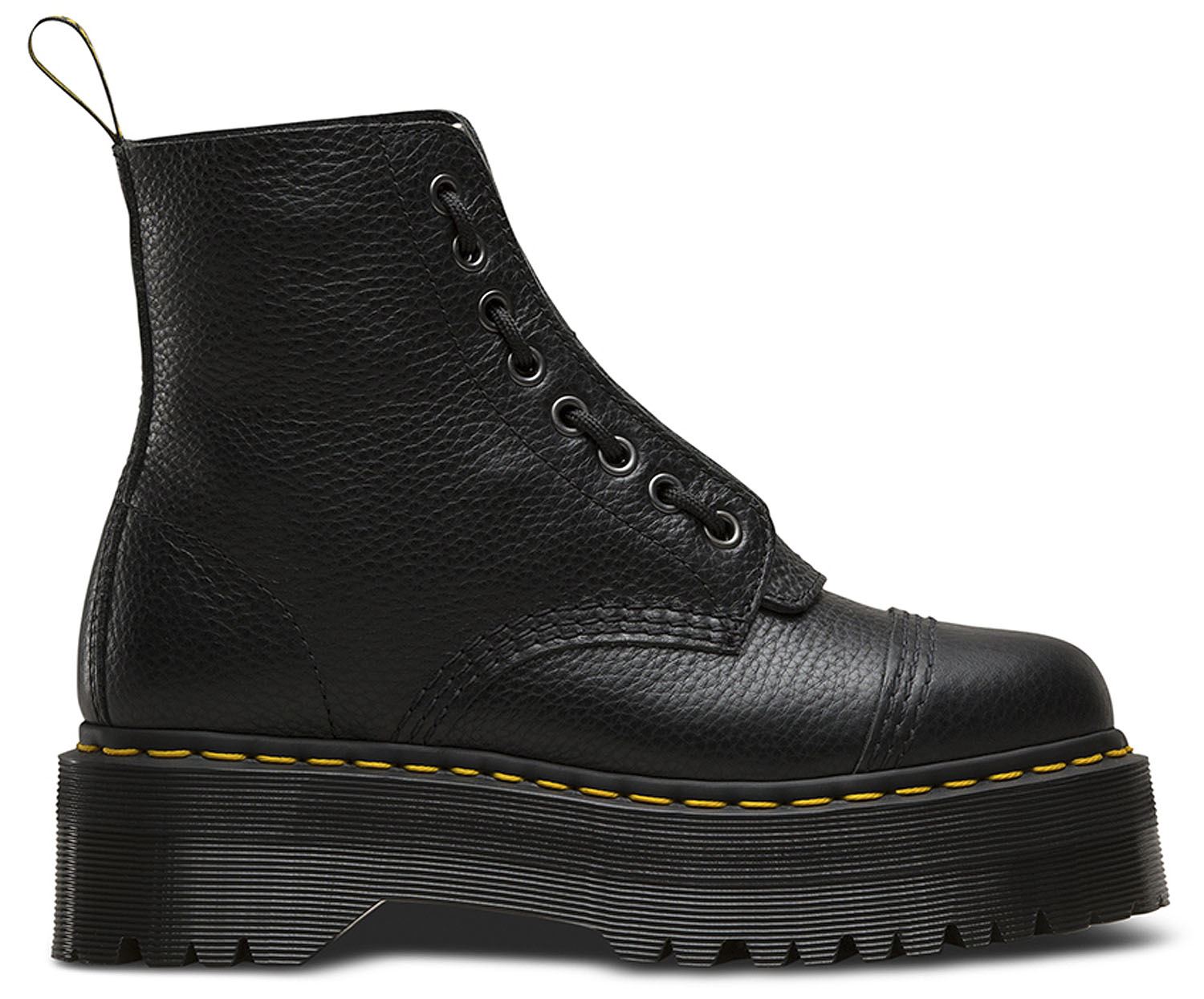 Dr Martens Ladies Sinclair Black Aunt Sally Leather Leather Leather Quad Platform Boots AW18 b85869 Dr Martens Ladies Sinclair Black Aunt Sally Leather Leather Leather Quad Platform Boots AW18 b85869