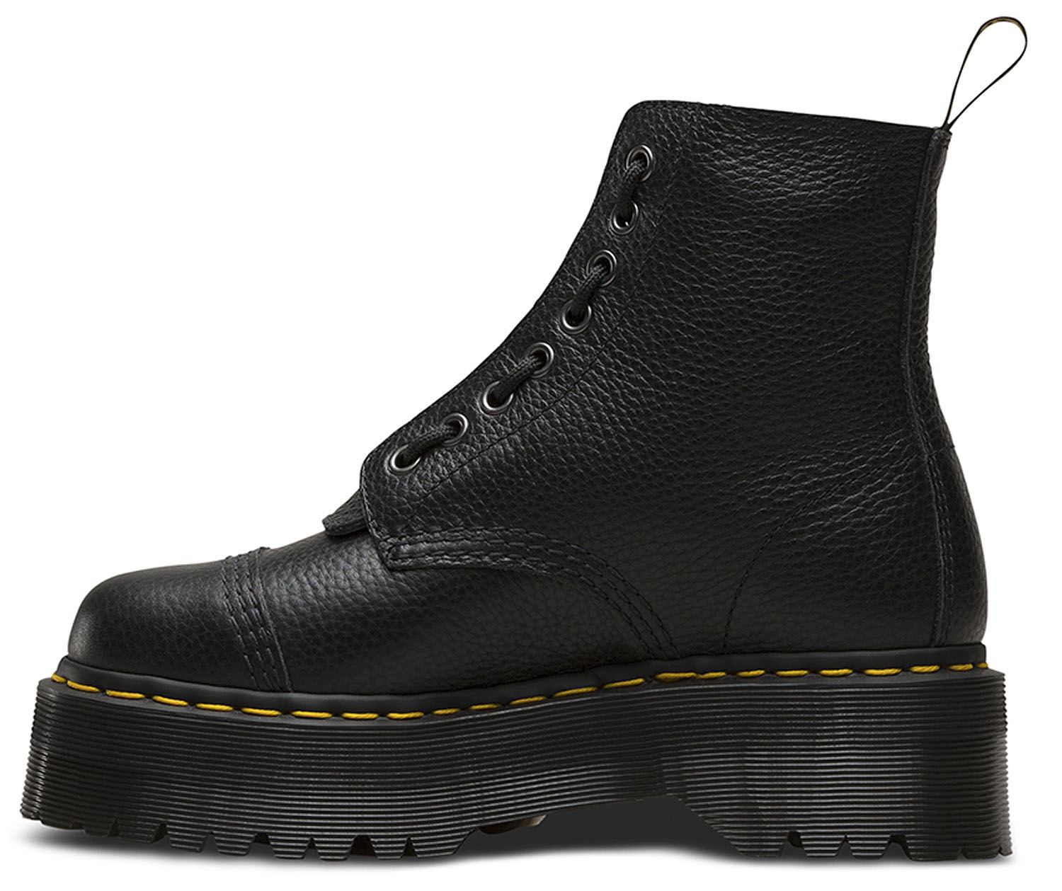 Dr Martens Ladies Sinclair Black Aunt Sally Leather Leather Leather Quad Platform Boots AW18 b85869 Dr Martens Ladies Sinclair Black Aunt Sally Leather Leather Leather Quad Platform Boots AW18 b85869