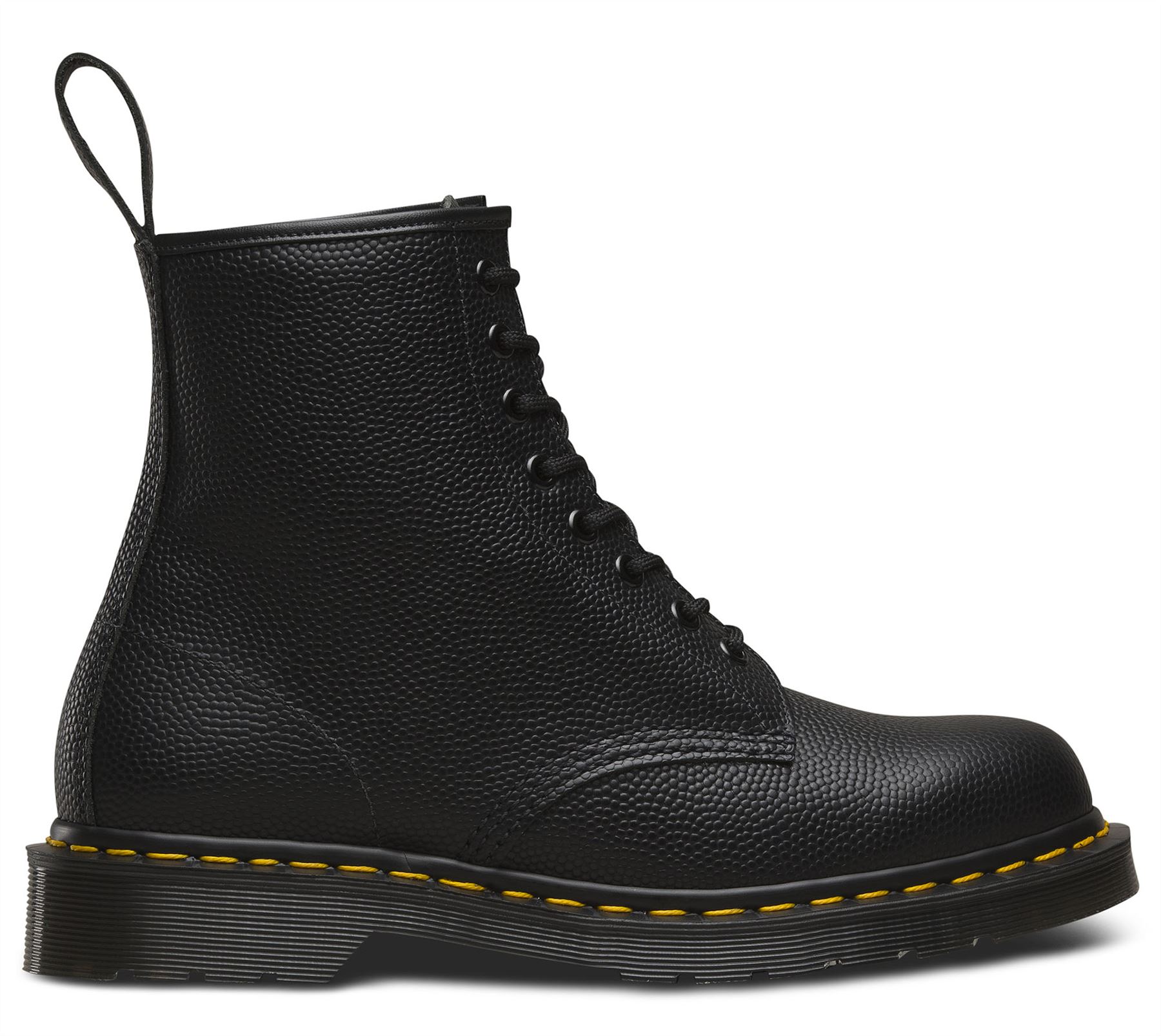 Dr Martens Made In England MIE 1460 Black Pebble Leather Ankle Boots eBay