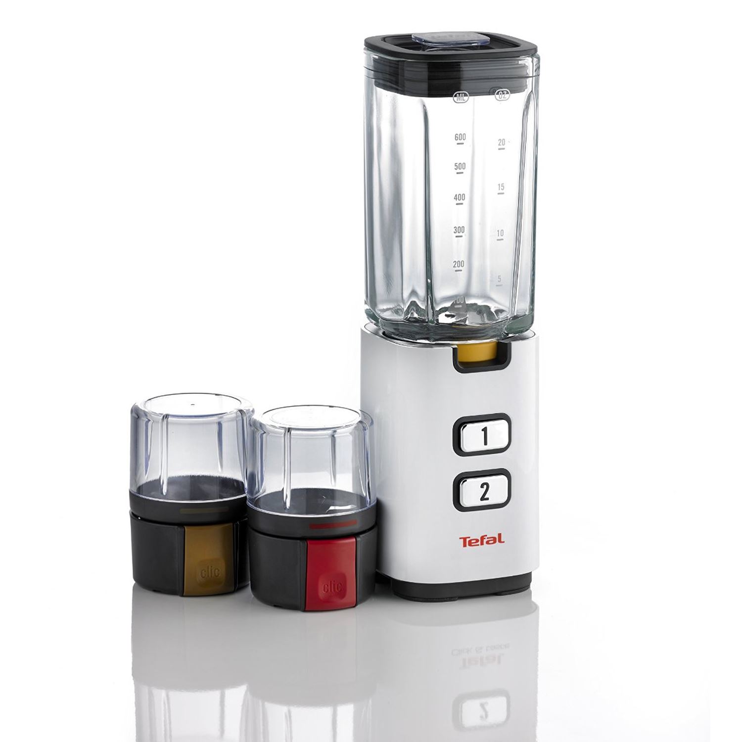 Tefal BL142140 Mini Mixer Smoothie Maker Standmixer Entsafter Mit