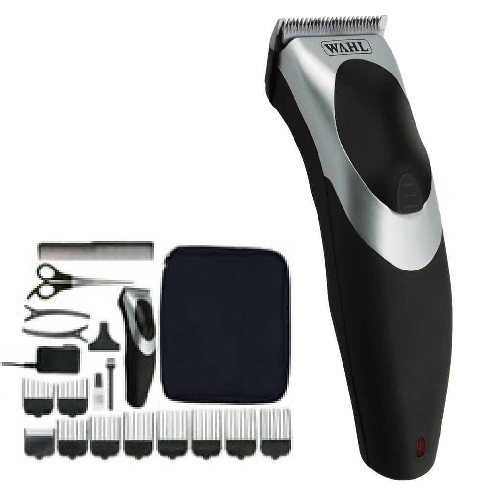 Wahl 9639017 Washable & Rechargeable Hair Clipper Shaver Trimmer Kit New