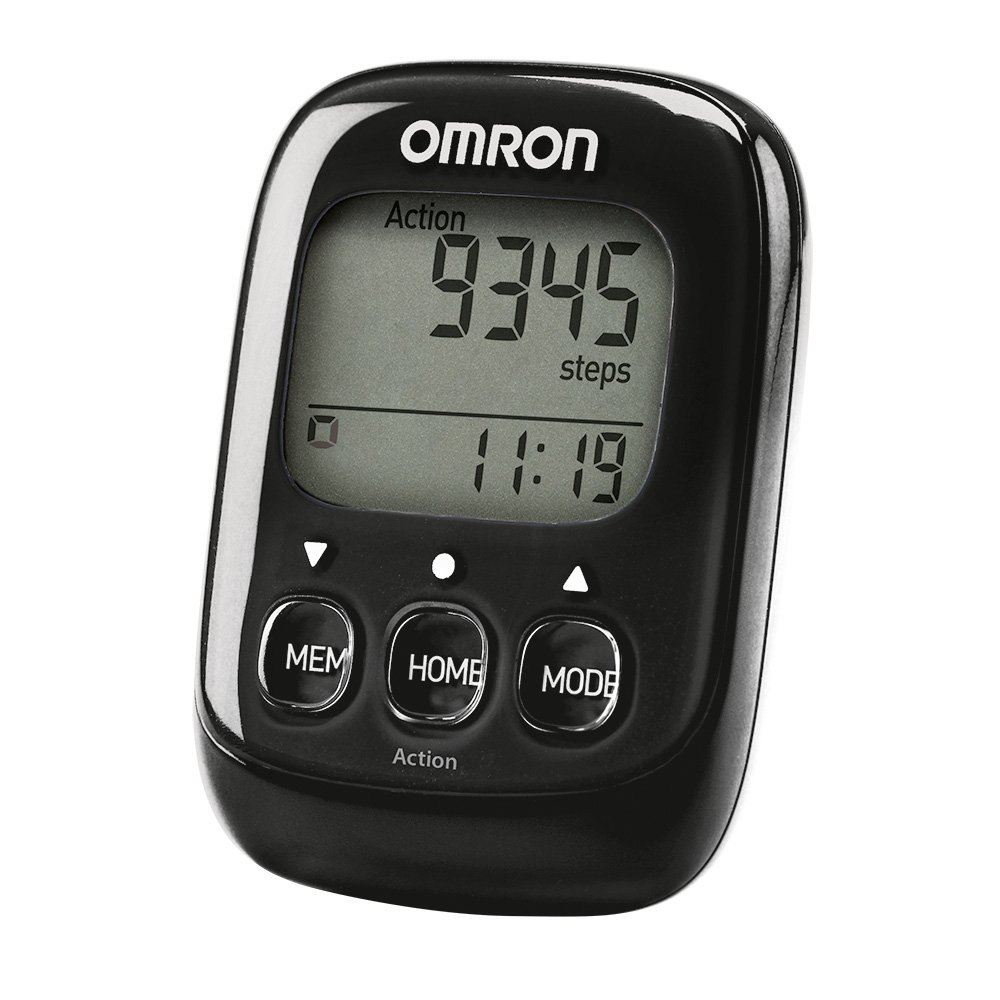 Omron Belt Clip Digital Pedometer Walking Calorie Distance Step Counter