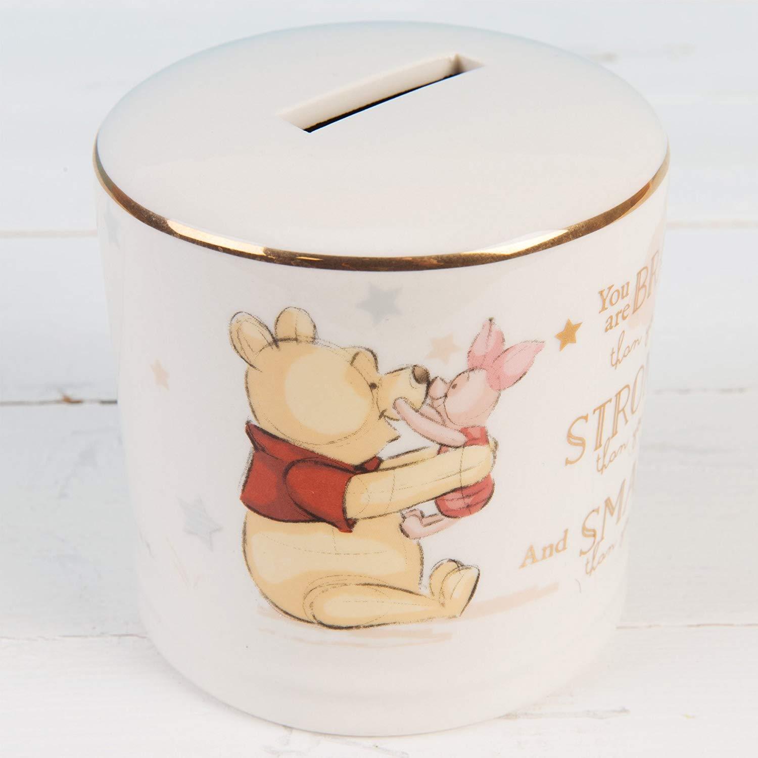 Disney Magical Beginnings Ceramic Money Box Bank Gift Winnie the Pooh