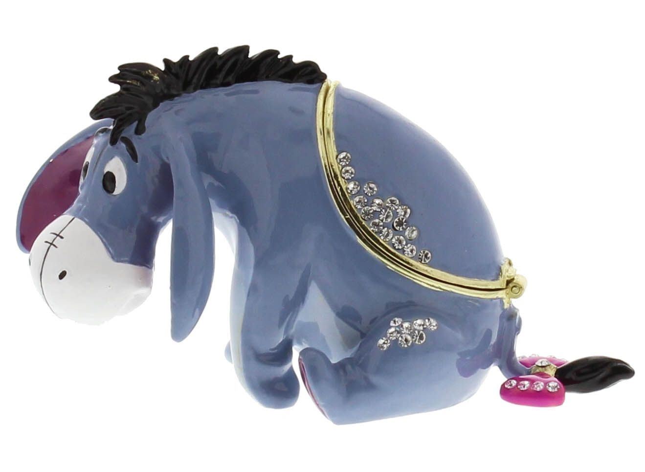 DISNEY WINNIE THE POOH TIGGER EEYORE FIGURINE JEWELLERY TRINKET BOX - Picture 2 of 3