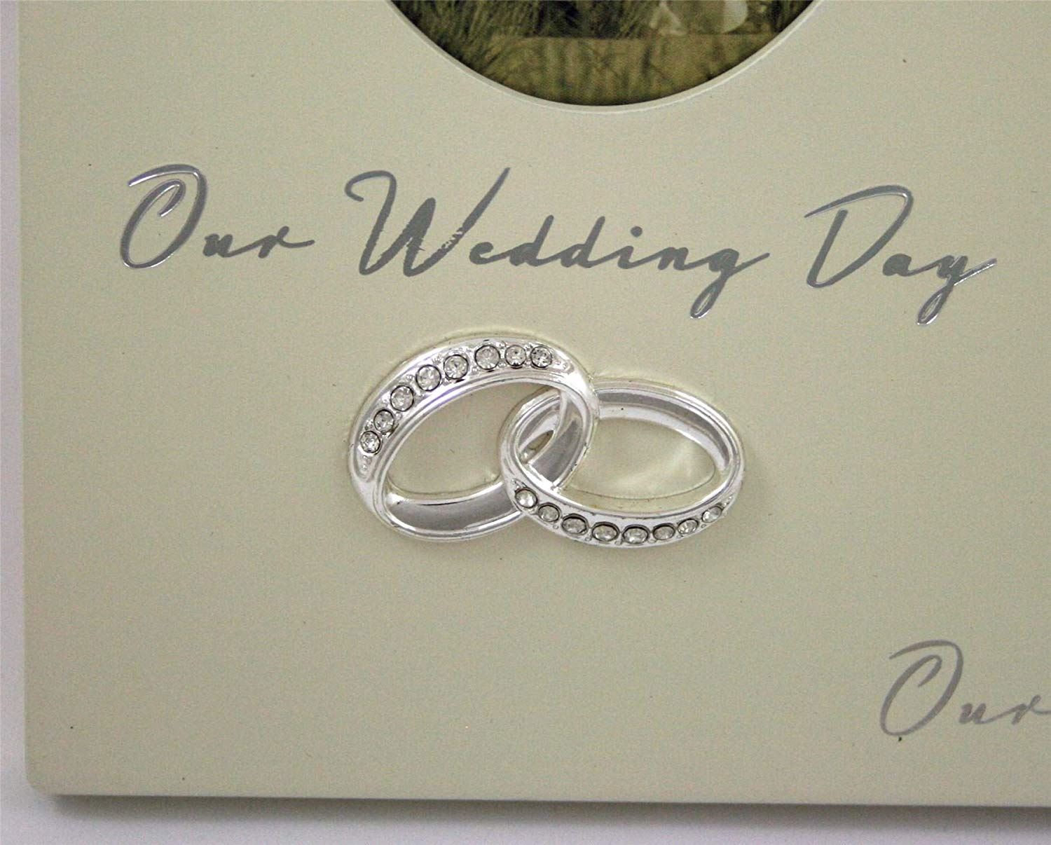ANNIVERSARY WEDDING CREAM PHOTO PICTURE FRAME - 25th 30th 40th 50th or 60th - Picture 7 of 7